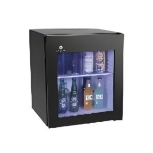 60L Capacity Absorption Hotel Minibar with Glass Door
